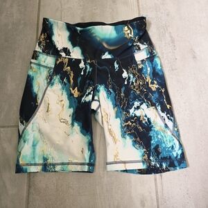 Old Navy Power Soft Marble 8" Biker Shorts